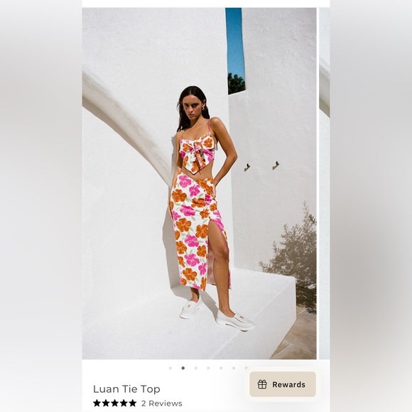 SABO NWT LUAN TIE TOP XS 💗🌞 - Picture 3 of 10